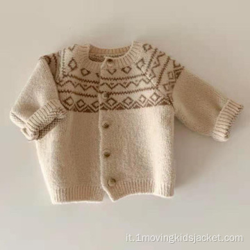 Maglione per bambini Maglione lavorato a maglia casual